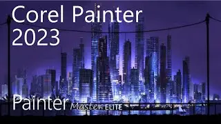 Corel Painter 2023 - City sketch 1 of 2 (Davey Baker)