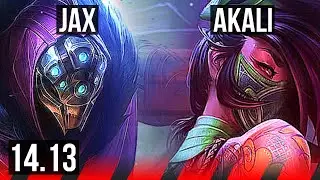 JAX vs AKALI (TOP) | 6 solo kills, 700+ games | VN Challenger | 14.13