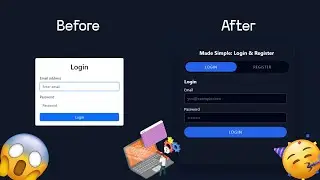 Login & Register Form with Animation (HTML, CSS & JS) — Made Simple