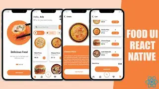 REACT NATIVE FOOD APP UI