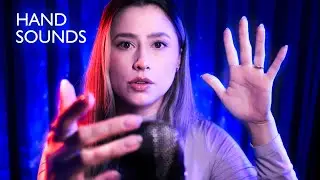 ASMR HAND SOUNDS and movements around the mic ✨snapping and finger fluttering too [NO TALKING]