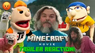 A Minecraft Movie Teaser Trailer Reaction! | Ft. Jeffy and Junior | THIS MOVIE LOOKS AWFUL