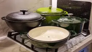 Чугун и эмалированный чугун! Моя коллекция 😍