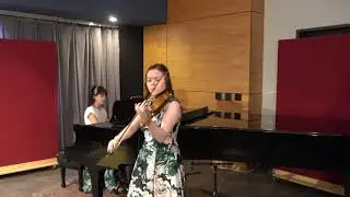 Valse Sentimentale, Tchaikovsky. Shenae Anderson, Violin, Vera Watanabe, Piano