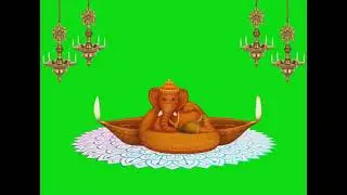 ganpati motion graphics/ganpati green screen effects