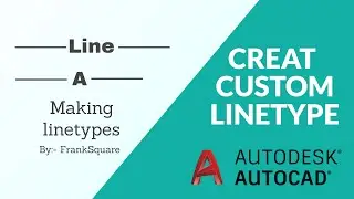Making linetypes in AutoCAD | MKLTYPE | Creat A Custom Linetype | Creat Line With Text