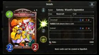 [Shadowverse] Sammy, Wizard's Apprentice - Card Sounds (English)