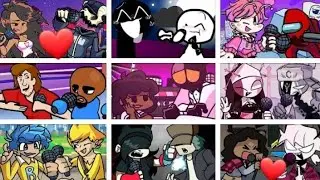 Heartbass но каждый раз новый персонаж поёт эту песню(FNF каждый раз новый персонаж поёт это)