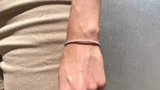 צמיד יהלומים קשיח עדין ואופנתי