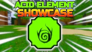 *FULL* ACID ELEMENT SHOWCASE in SHINDO LIFE ROBLOX!
