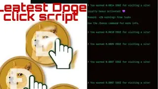 Doge click telegram bot new script hack unlimited auto visit 100% work