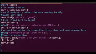 Python Socket Programming