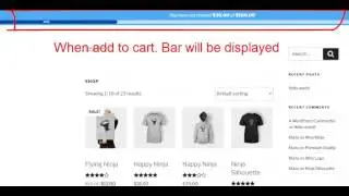 WooCommerce Free Shipping Bar - WordPress WooCommerce Plugin