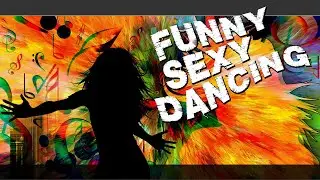 Beautiful naughty girl with big tits has fun dancing.