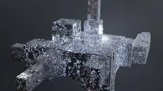 Scifi Building made in Blender 3.6/Geo nodes and Remesh Modifier/Ai generated the Music