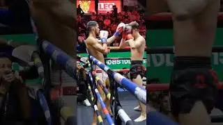 Only elbows! Muay Thai fight between Emerson Bento and Joe Ryan at the RWS 