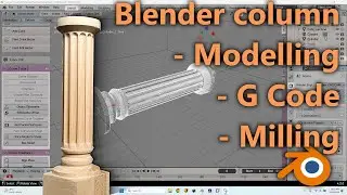 Blender CAM 4-Axis CNC Tutorial | Modeling, Toolpaths & G-Code with FabEX CNC
