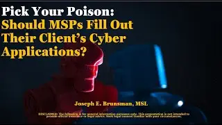 Pick Your Poison: Should MSPs Fill Out Their Client's Cyber Applications?