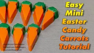 Easy Mini Easter Candy Carrots Tutorial
