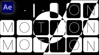 Creative Looping Text Animation In Adobe After Effects - After Effects Tutorial - No Plugins.