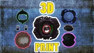 3D Printing Beyblade ZEUS Bakuten Shot G Revolation Series