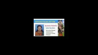 LECTURE 17-BUSINESS STATISTICS- CHAIN BASED INDEX NUMBERMOD 4-BBA -SEM 1