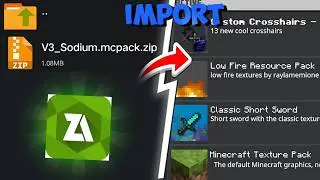 How To Import zip File Mod/Packs In Minecraft MCPE || Mobile Tutorial