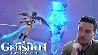O CRISTAL GIGANTE NAS MINAS SUBTERRÂNEAS DO DESPENHADEIRO - GENSHIN IMPACT 