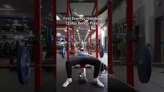 First ever no handed bench press #benchpress #dan