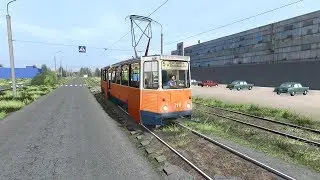 Поездка на 71-605 (КТМ 5) на карте 