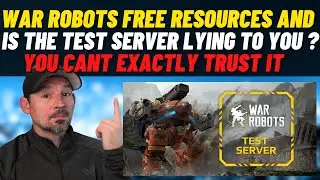 You Can't Trust the war robots test server | But please Use it and get your free resources