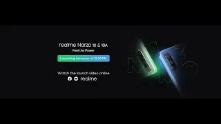 #realmeNarzo #FeelThePower #realmeindia RealmeNarzo 10 & 10a teaser video