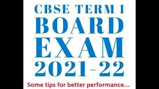 Tips for your Term 1 Exams