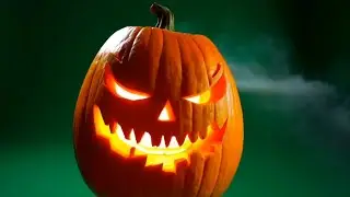 Halloween pumpkin green screen effect 🎃