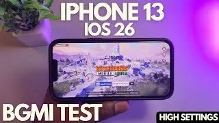 iPhone 13 ios 26 BGMI - Pubg Gameplay 🎮 Test - High Settings? 🔥
