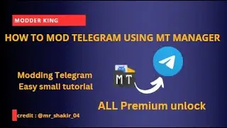 LEARN MODDING | How to MOD Telegram using MT Manager | Smali Reverse Engineering |2023