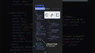 Loading animation using HTML and CSS #shorts #html #css