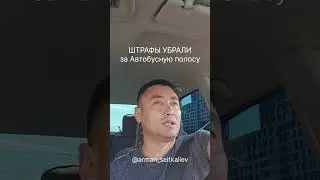 Штрафы убрали, за Автобусную полосу