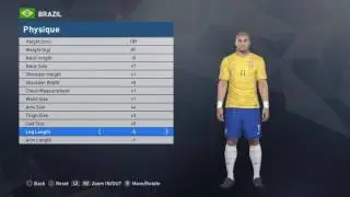 PES 2017 ADRIANO [Perfect Physique + Stats]