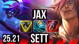 JAX vs SETT (TOP) | 500+ games | EUW Master | 25.21