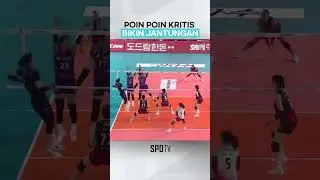 Siapa yang tadi deg-degan di penghujung set ketiga? 😂