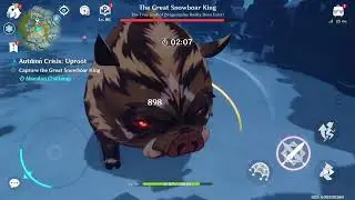 Genshin Impact:Capture the Great Snowboar King