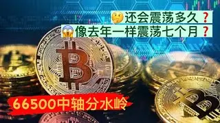 比特币66500真假跌破？比特币、以太坊会像去年一样震荡七个月吗？比特币、以太坊回调极限在哪？以太坊下方支撑强于比特币！为什么不用担心牛市是否结束？【币圈达人BTC、ETH行情分析20240616】