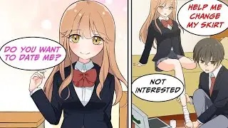 [Manga Dub] I turned down the most popular girl in school and she started crying and... [RomCom]