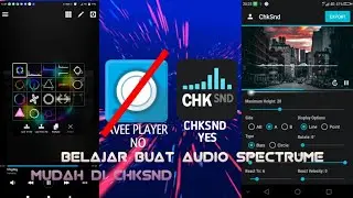 Cara membuat audio spectrum di APK CHKSND|ANDROID