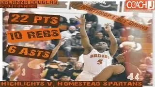 Breanna Douglas Highlights v. Homestead Spartans 1.26.2018