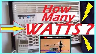 Off Grid AC - Start Up WATTS of a 6000 btu AC w/soft start @ AZ Off-Grid (Unplugged)