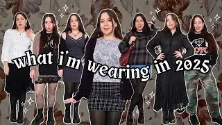 what i'm wearing in 2025! alternative, thrifted, 90's outfits