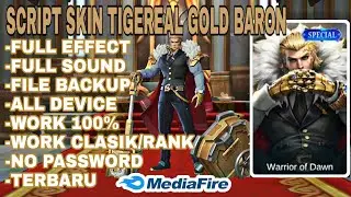 SCRIPT SKIN TIGEREAL SPESIAL GOLD BARON FULL EFFECT FULL SOUND NO PASSWORD TERBARU- MOBILE LEGENDS