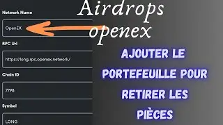 OPENEX bientôt les Retraits commence ! Voici Comment Ajouter le Portefeuille Openex sur Metamask